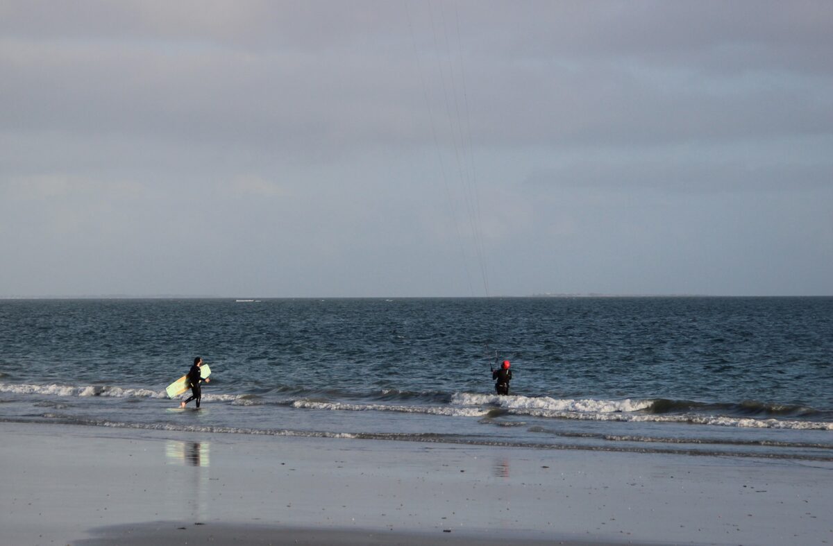 Cours de kitesurf plage de landrezac (Sarzeau)